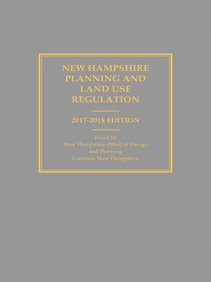 cover image of New Hampshire Planning and Land Use Regulations